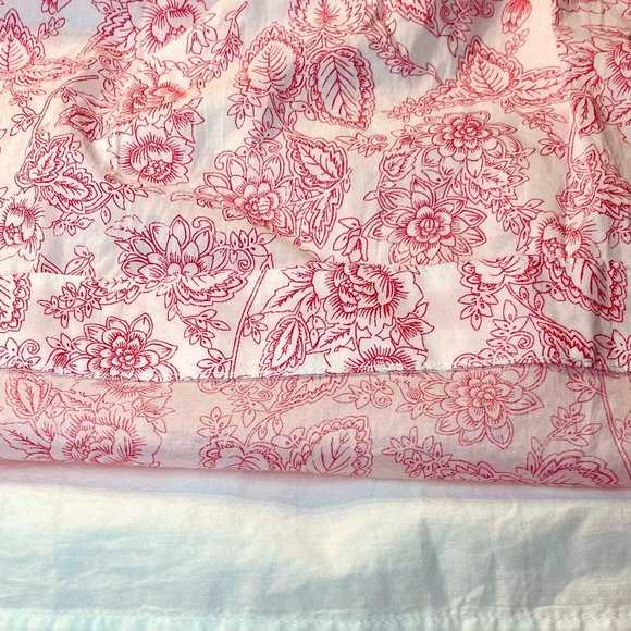 Victoria’s Secret Cottage Core Cotton Pink Floral Dress with Elastic Waist Sz 6 - Picture 6 of 10